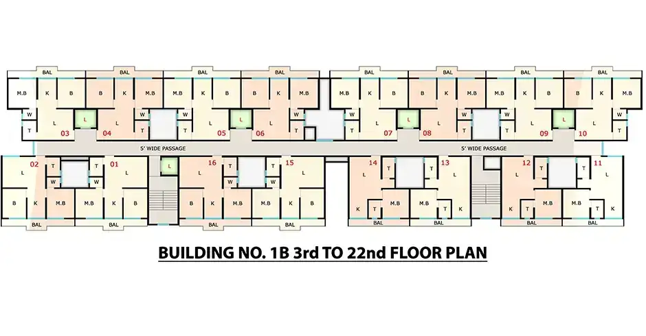 Narayani Dham Bhiwandi Floor Plans